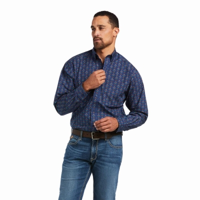 Camicie Ariat Damien Classiche Fit Uomo Colorate | IT427INXZ