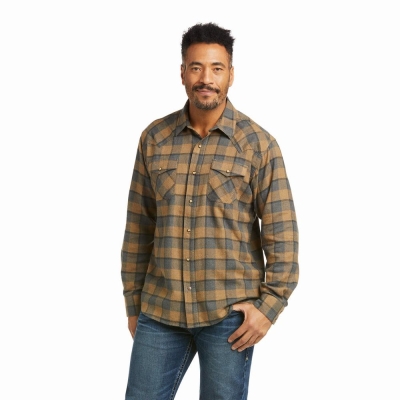 Camicie Ariat Hartford Retro Fit Uomo Colorate | IT670RAKY