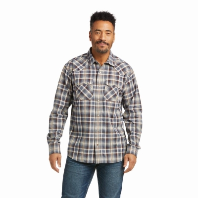 Camicie Ariat Holland Retro Fit Uomo Indaco | IT476VTGO