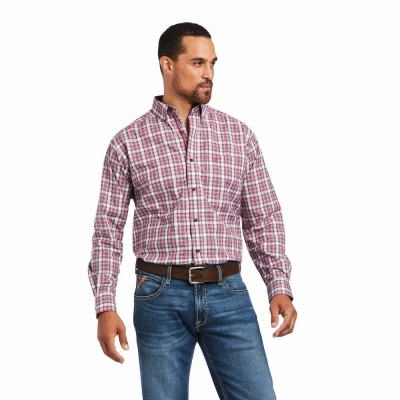 Camicie Ariat Pro Series Judson Classiche Fit Uomo Rosa | IT827BQNZ