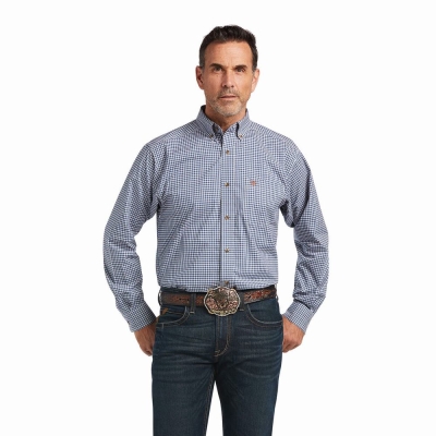 Camicie Ariat Pro Series Kayson Stretch Classiche Fit Uomo Colorate | IT130PWSJ