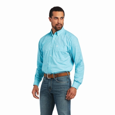 Camicie Ariat Solid Slub Classiche Fit Uomo Colorate | IT814ZHEQ