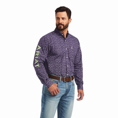 Camicie Ariat Team Paulo Classiche Fit Uomo Colorate | IT048VXYU