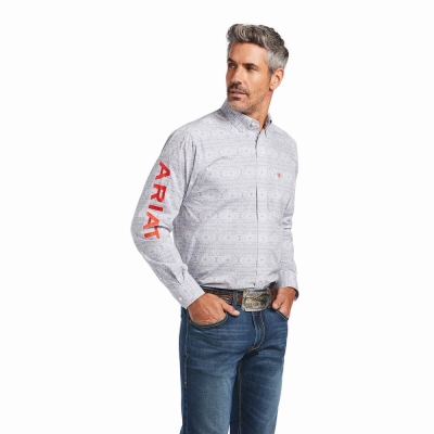 Camicie Ariat Team Shad Classiche Fit Uomo Colorate | IT861SFBJ
