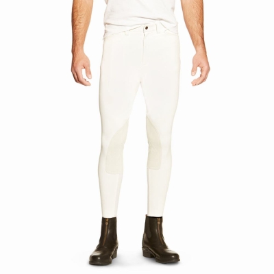 English Riding Pants Ariat Olympia Uomo Bianche | IT912PXBE