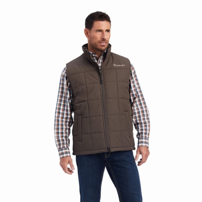 Giacca Ariat Crius Insulated Uomo Marroni | IT938IWEC