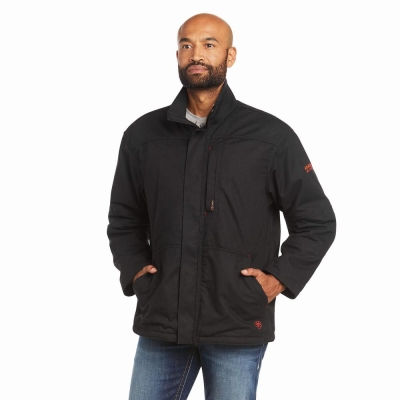 Giacca Ariat FR Workhorse Insulated Uomo Nere | IT490AQWU