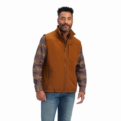 Giacca Ariat Logo 2.0 Softshell Uomo Marroni | IT412WOUX