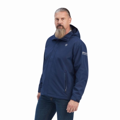 Giacca Ariat Rebar Stormshell Impermeabili Uomo Blu Marino | IT041GIJZ