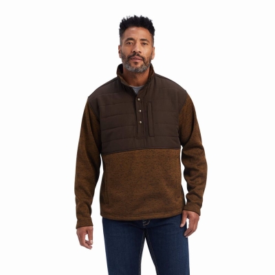 Hoodies Ariat Caldwell Reinforced Snap Uomo Colorate | IT579PYWX