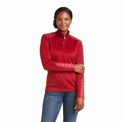 Hoodies Ariat Ismay 1/2 Zip Donna Colorate | IT527LYOP