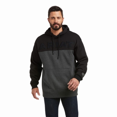 Hoodies Ariat Lifted Uomo Nere | IT897PNSI