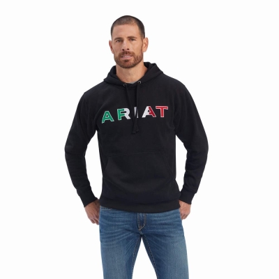 Hoodies Ariat Mexico Uomo Nere | IT491HXZQ