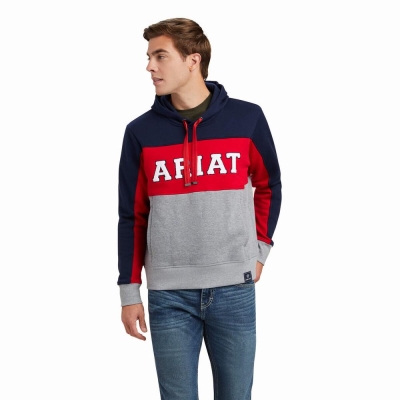 Hoodies Ariat Rabere Team Donna Blu Marino | IT472EVPB