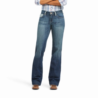 Jeans Skinny Ariat Perfect Rise Angela Donna Blu | IT459XFME