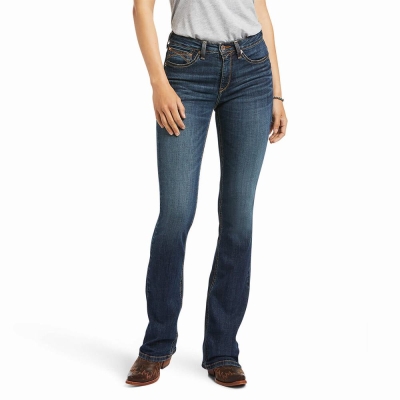 Jeans Skinny Ariat R.E.A.L. High Rise Fernanda Cut Donna Blu | IT789JNTL