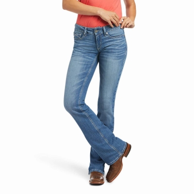 Jeans Skinny Ariat R.E.A.L. Mid Rise Allessandra Cut Donna Colorate | IT356ZBSQ