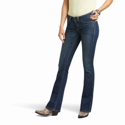 Jeans Skinny Ariat R.E.A.L. Mid Rise Corinne Cut Donna Colorate | IT270FXRZ