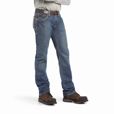 Jeans Straight Ariat FR M4 Relaxed Boundary Cut Uomo Colorate | IT369EAZN