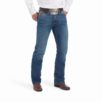 Jeans Straight Ariat M4 Relaxed Ramos Uomo Colorate | IT345VSJI