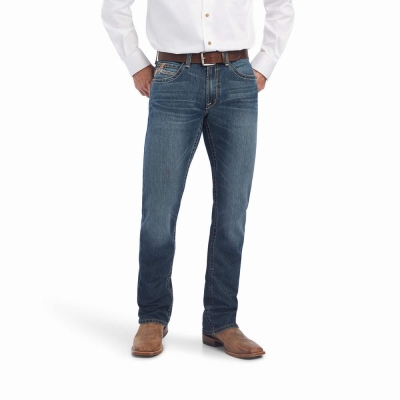 Jeans Straight Ariat M5 Durazno Uomo Colorate | IT506KYSZ