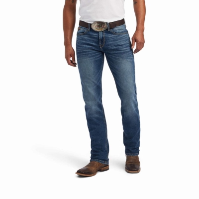 Jeans Straight Ariat M7 Slim Madera Uomo Colorate | IT058XPND