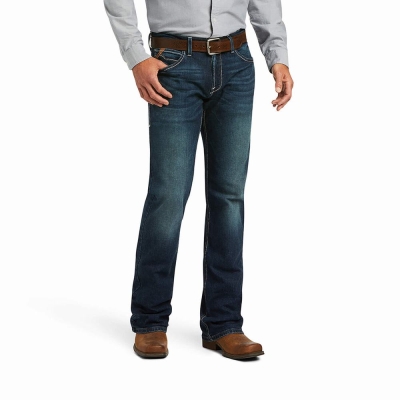 Jeans Straight Ariat M7 Slim TekStretch Marcello Uomo Colorate | IT847OJTQ