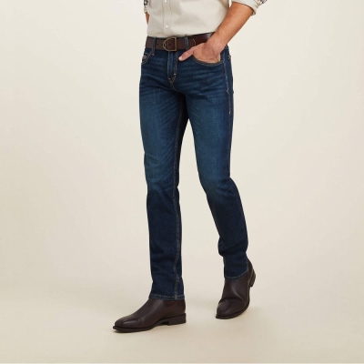 Jeans Straight Ariat M8 Modern TekStretch Brawley Uomo Colorate | IT340FANH