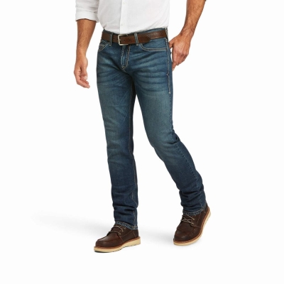 Jeans Straight Ariat M8 Modern TekStretch Sebastian Uomo Colorate | IT708PTXV