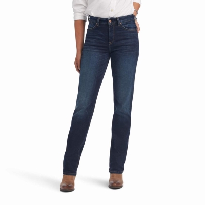 Jeans Straight Ariat Premium High Rise Stretch Donna Colorate | IT781SCVE