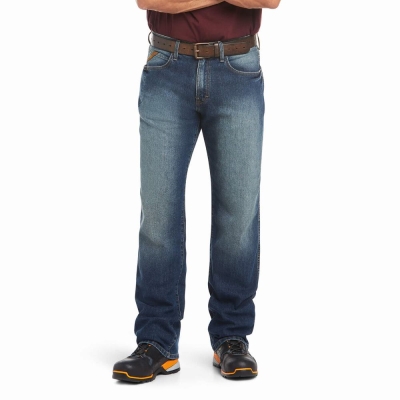 Jeans Straight Ariat Rebar M3 Loose DuraStretch Basic Uomo Colorate | IT270XIPQ