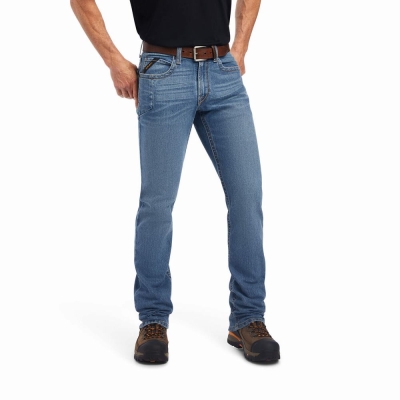 Jeans Straight Ariat Rebar M4 Low Rise DuraStretch Edge Cut Uomo Colorate | IT786AJXM