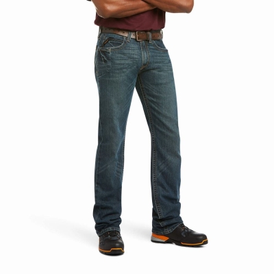 Jeans Straight Ariat Rebar M5 DuraStretch Edge Uomo Colorate | IT081KNYW