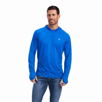 Magliette Polo Ariat Cornell Uomo Blu | IT459XHQL