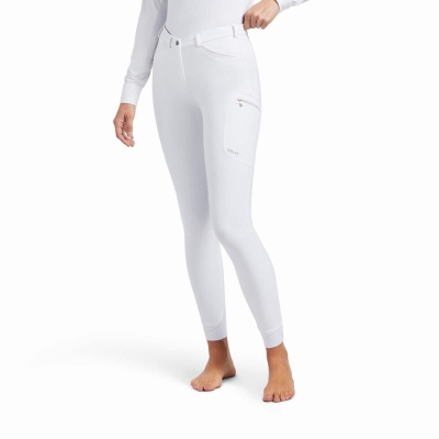 Pantaloni Ariat Triton Grip Donna Bianche | IT130PGWR