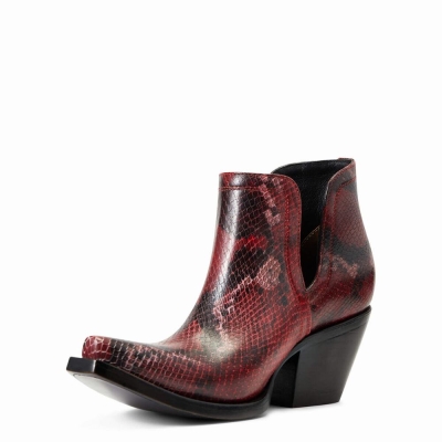 Stivaletti Ariat Dixon Donna Rosse Serpent | IT467UJGQ