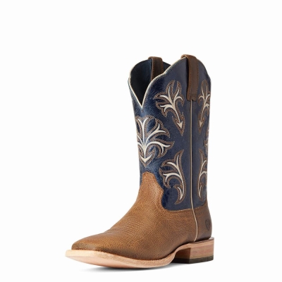 Stivali Western Ariat Cowboss Uomo Marroni | IT012SBGY