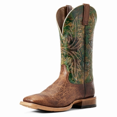 Stivali Western Ariat Cowhand Uomo Marroni | IT310SBFV