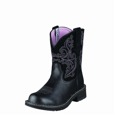 Stivali Western Ariat Fatbaby II Donna Nere | IT395WVGR