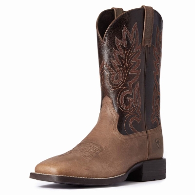 Stivali Western Ariat Layton Uomo Marroni | IT965NTJU