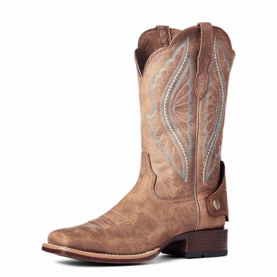 Stivali Western Ariat Primetime EZ Zip Donna Marroni | IT598WIPD