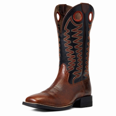 Stivali Western Ariat Sidepass Uomo Marroni | IT905VFZO