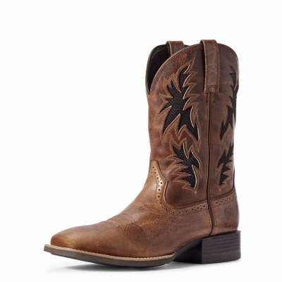 Stivali Western Ariat Sportive Cool VentTEK Uomo Marroni Scuro | IT814LPWJ