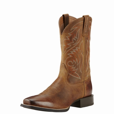 Stivali Western Ariat Sportive Herdsman Uomo Marroni | IT569YUZB