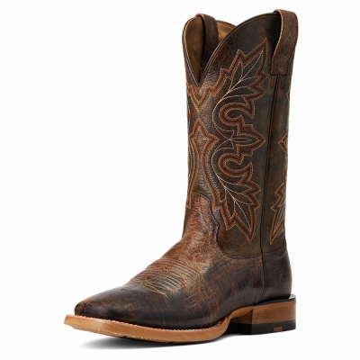 Stivali Western Ariat Standout Uomo Marroni | IT019SRXV