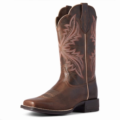 Stivali Western Ariat West Bound Donna Marroni | IT538FOZX