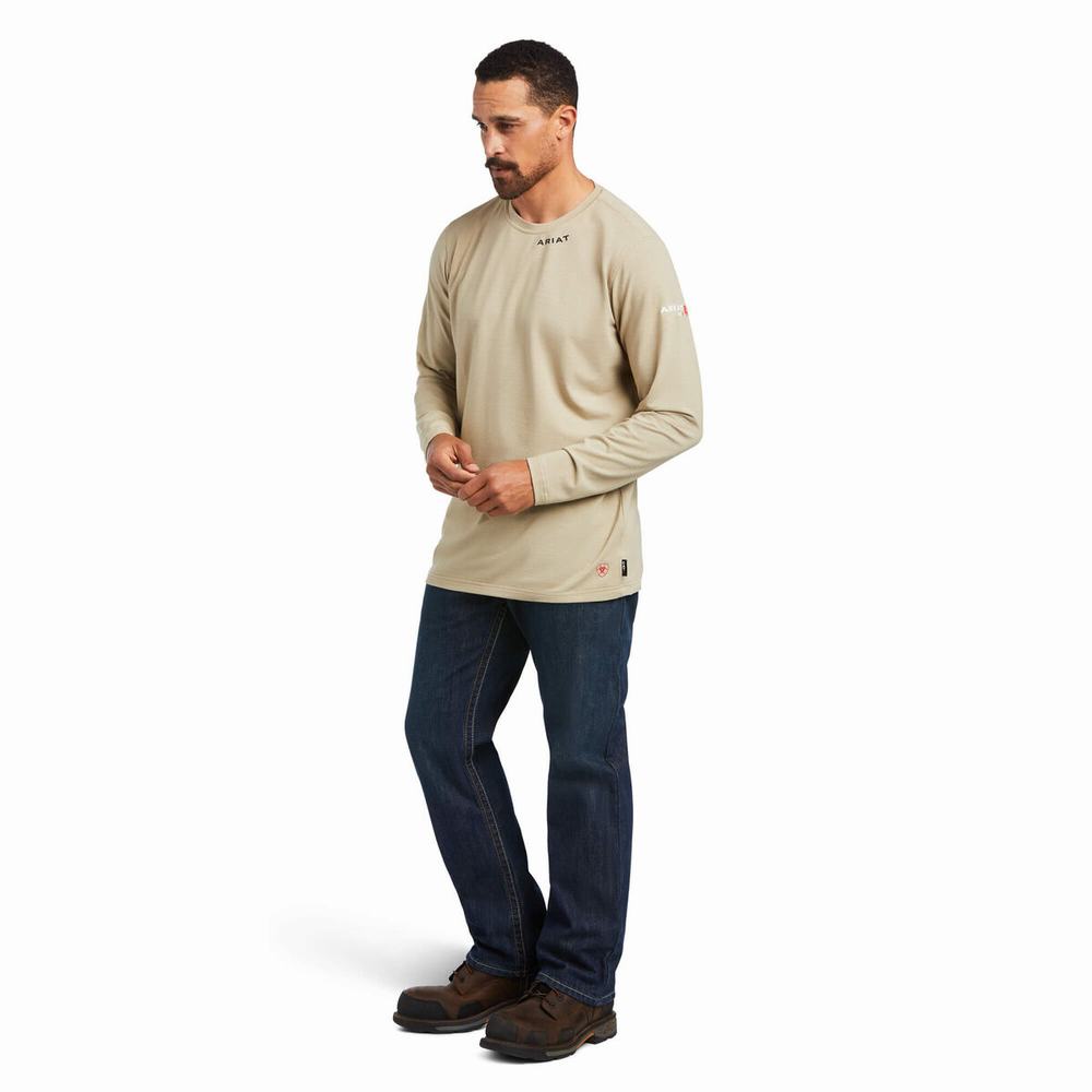 Camicie Ariat FR Uomo Khaki | IT305AFSY