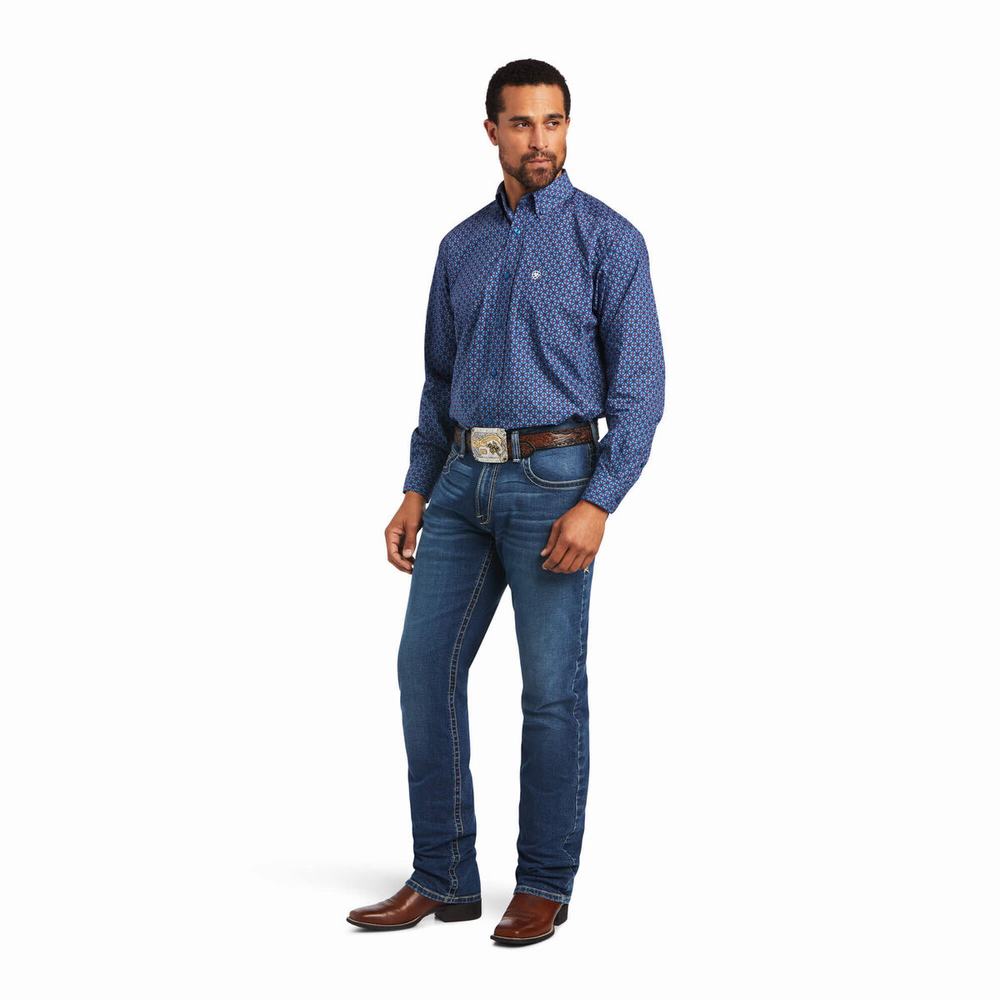 Camicie Ariat Fitz Classiche Fit Uomo Colorate | IT085NCDB