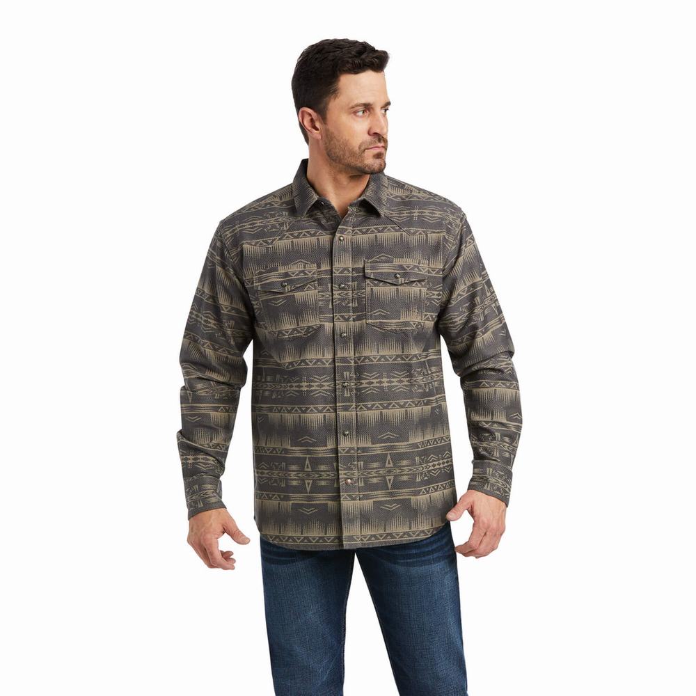 Camicie Ariat Harris Jacquard Retro Fit Uomo Colorate | IT259JFRI