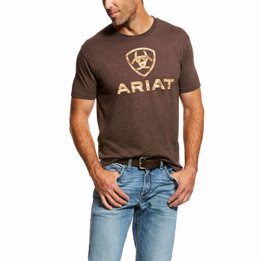 Camicie Ariat Liberty USA Uomo Marroni | IT342LBRF